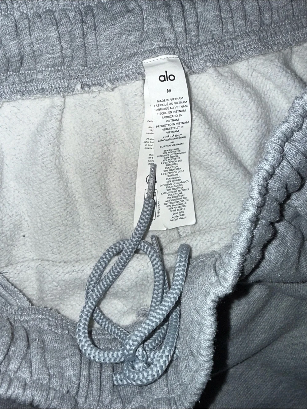 Alo Accolade Sweatpant - Heather Grey - Medium